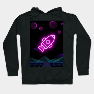 rocket neon Hoodie